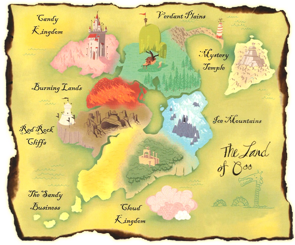 the map
